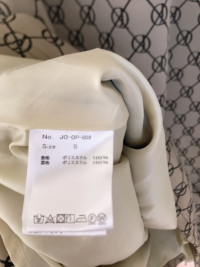 ♡美品♡ J_O ORIGINAL モノグラムワンピース S ♡美品♡ J_O ORIGINAL モノグラムワンピース S