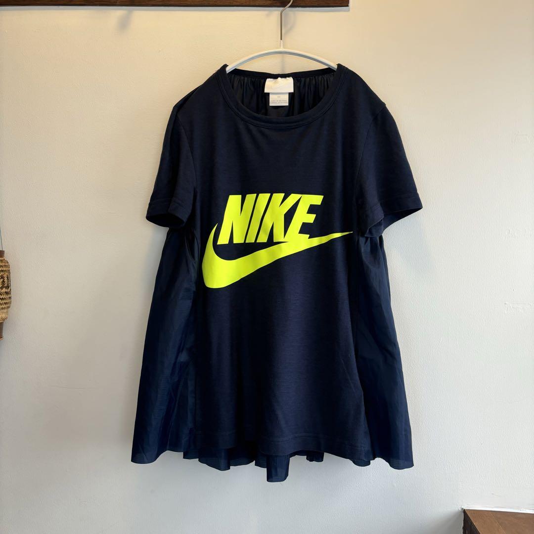 SACAI X NIKE ドッキング バックケープ カットソー Tシャツ SACAI X NIKE ドッキング バックケープ カットソー Tシャツ