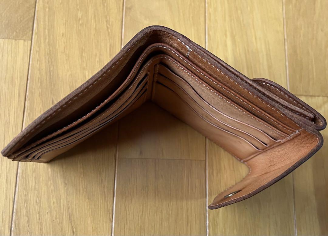 IL BISONTE 二つ折り 財布 レザー ヌメ