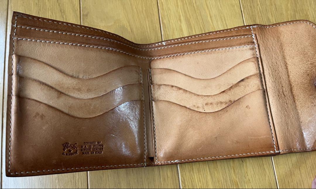 IL BISONTE 二つ折り 財布 レザー ヌメ