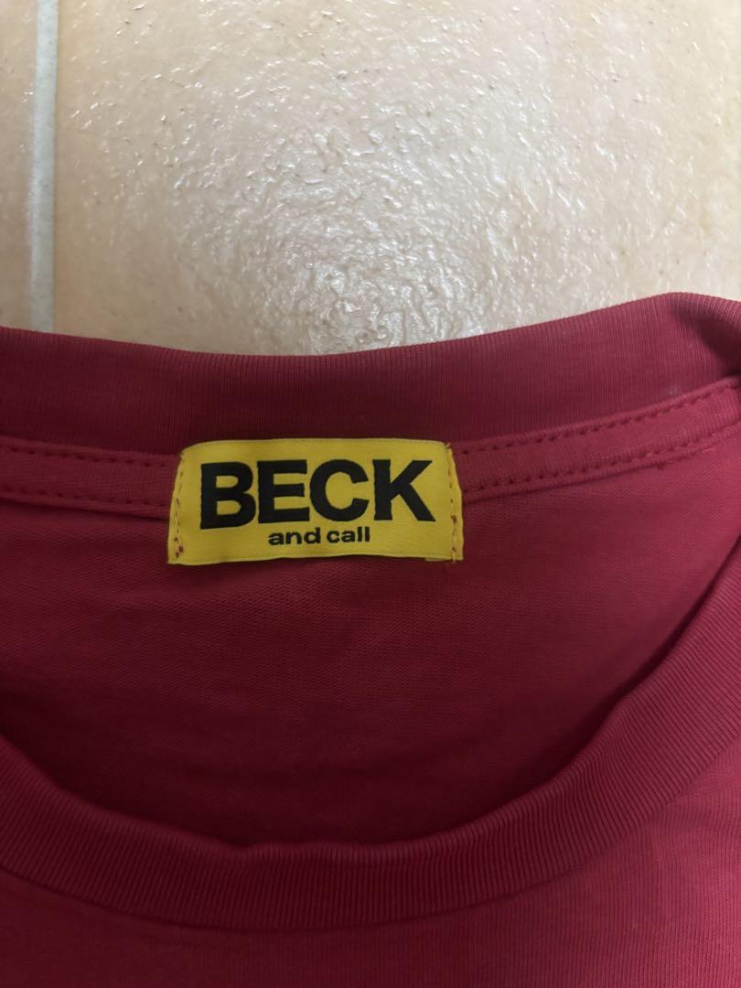 Beck and call レッド Tシャツ - メルカリ