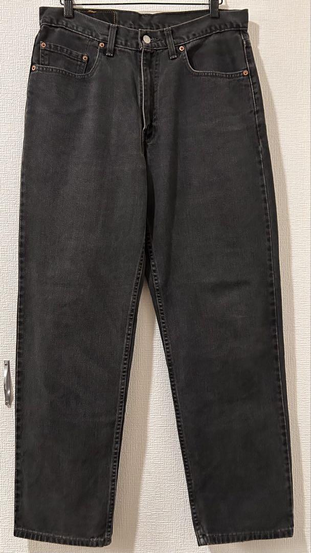 Levi's 550 ブラック ストレートデニム W34 L32