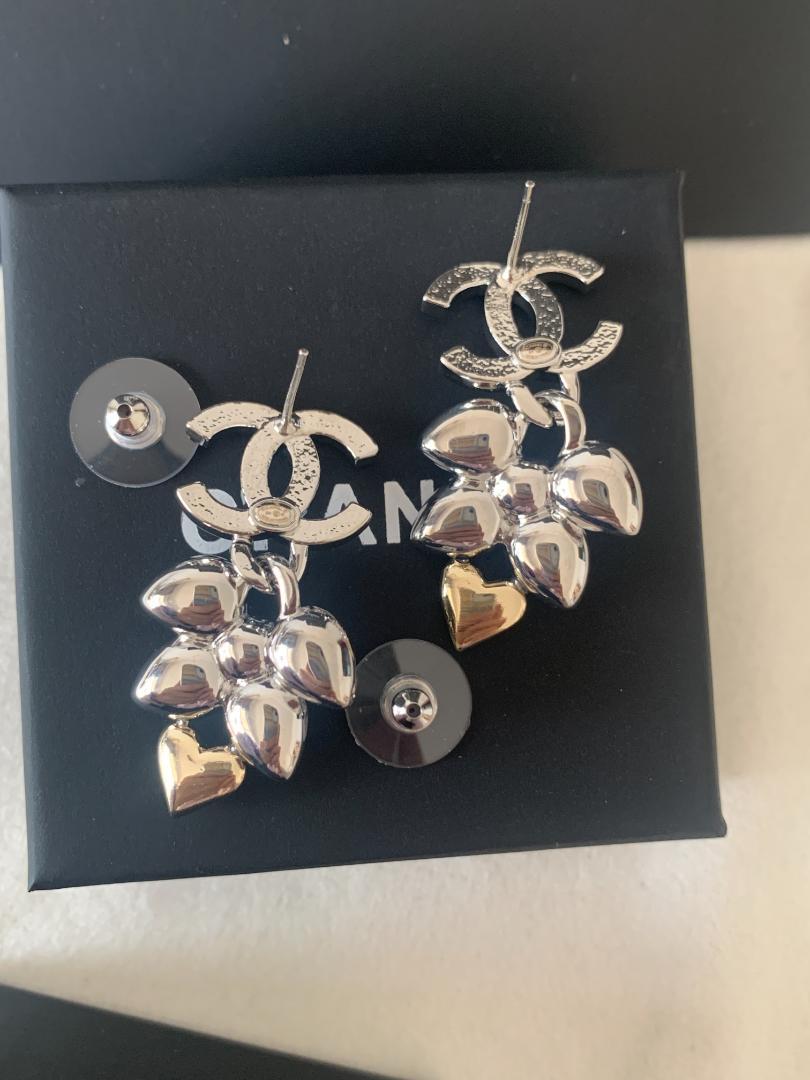 CHANEL ピアス ココマーク ハート ABE451