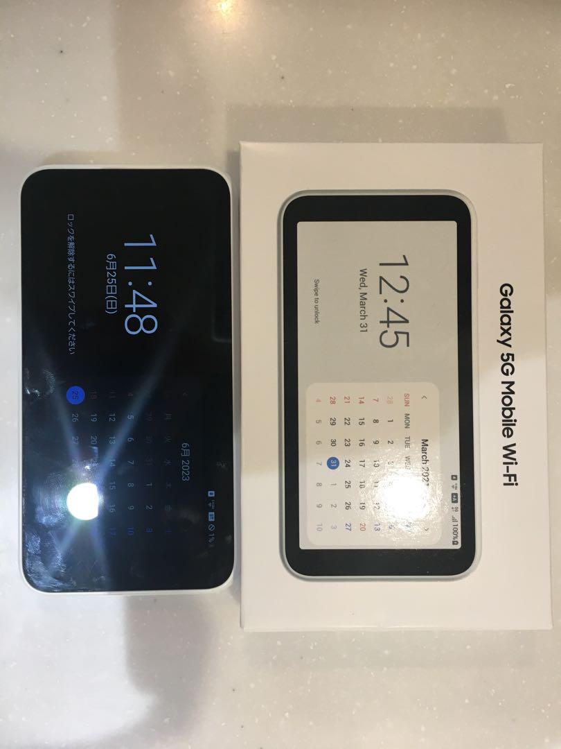 Galaxy 5G Mobile Wi-Fi SCR01 ホワイト
