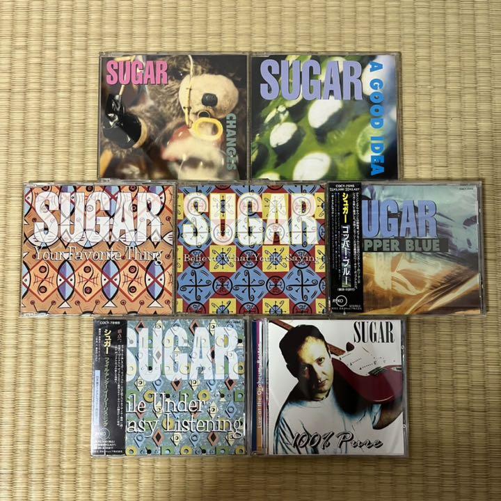 90sUSギターバンド【Sugar*シュガー】CD 7枚セット