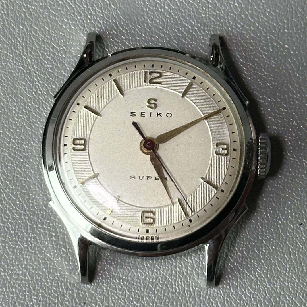 SEIKO SUPER 11021 蛇S 1950年代 中三針 ビンテージ