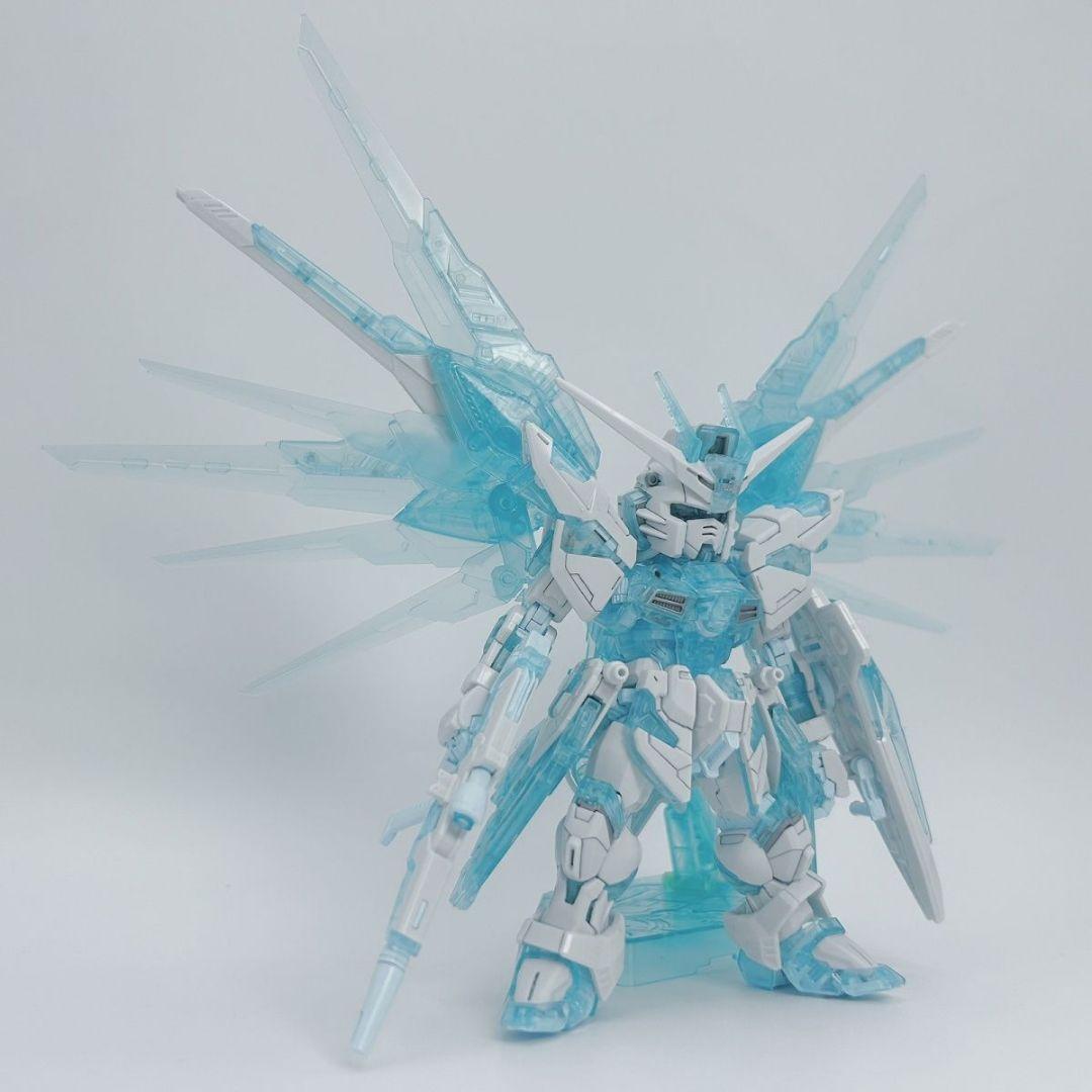 海外製　MGSD フリーダムガンダム　クリアブルー