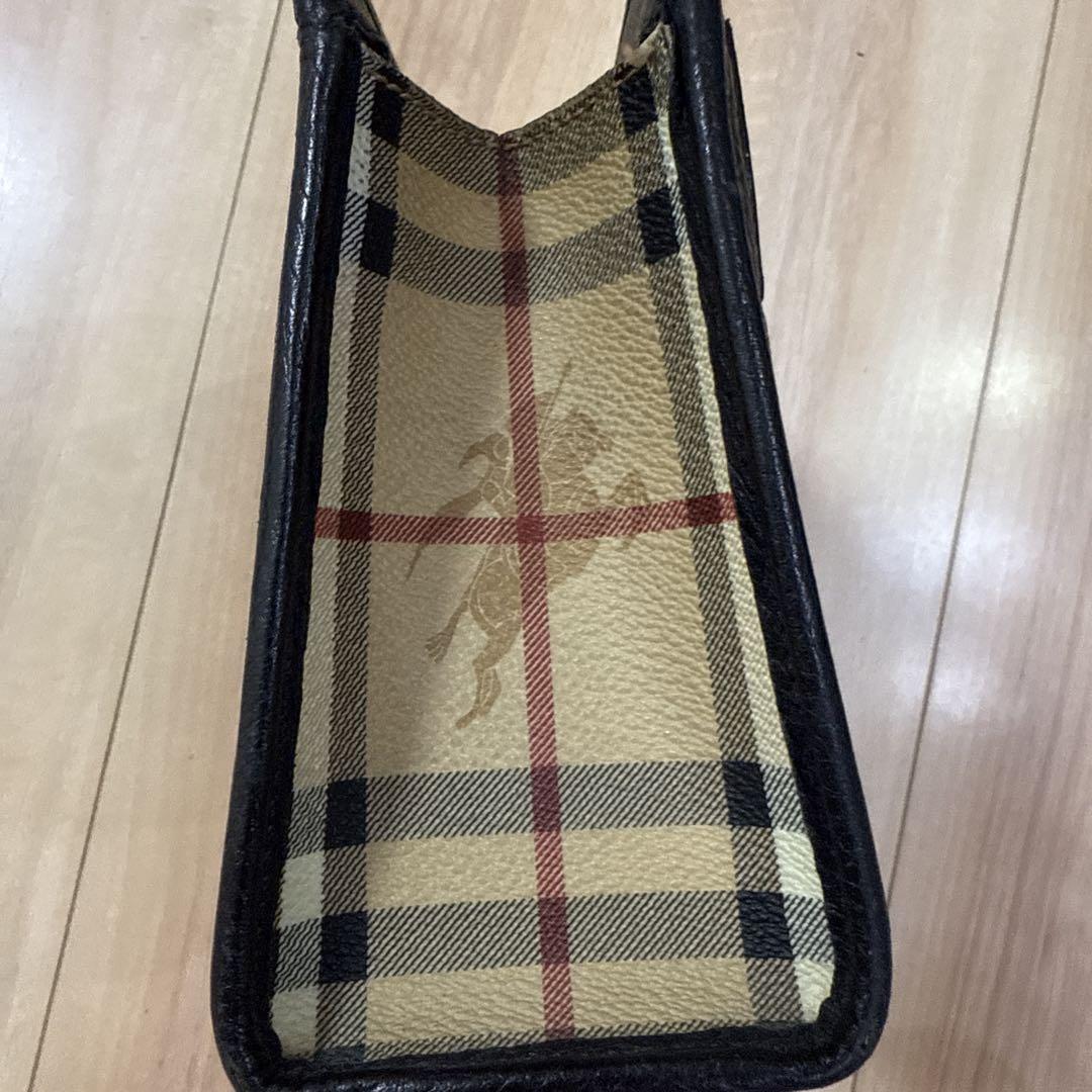 BURBERRY LONDON セカンドバッグ 黒 チェック柄 - メルカリ