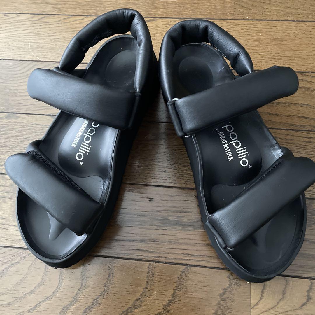 Papillio ブラック スポーツサンダル