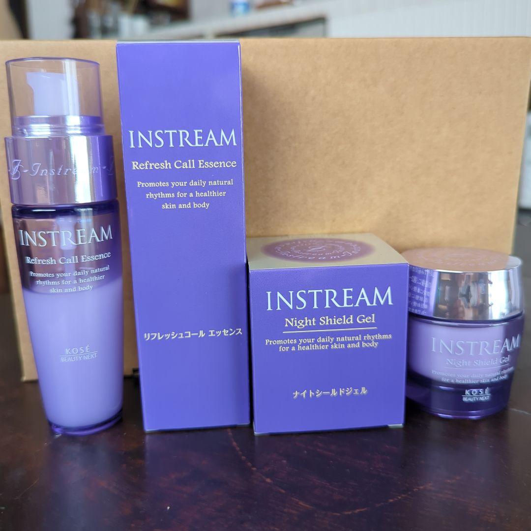 INSTREAM ナイトシールドジェル & リフレッシュコールエッセンス セット ♥INSTREAM リフレッシュコールエッセンス＆ナイトシールド