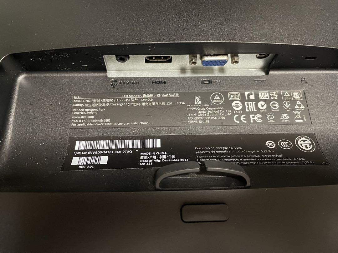 美品✨DELL S2440L 24インチ モニター