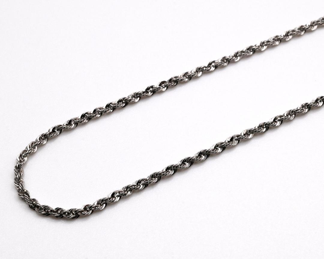【新品】Pt850 プラチナ パイプロープネックレス幅2.0mm長さ50cm