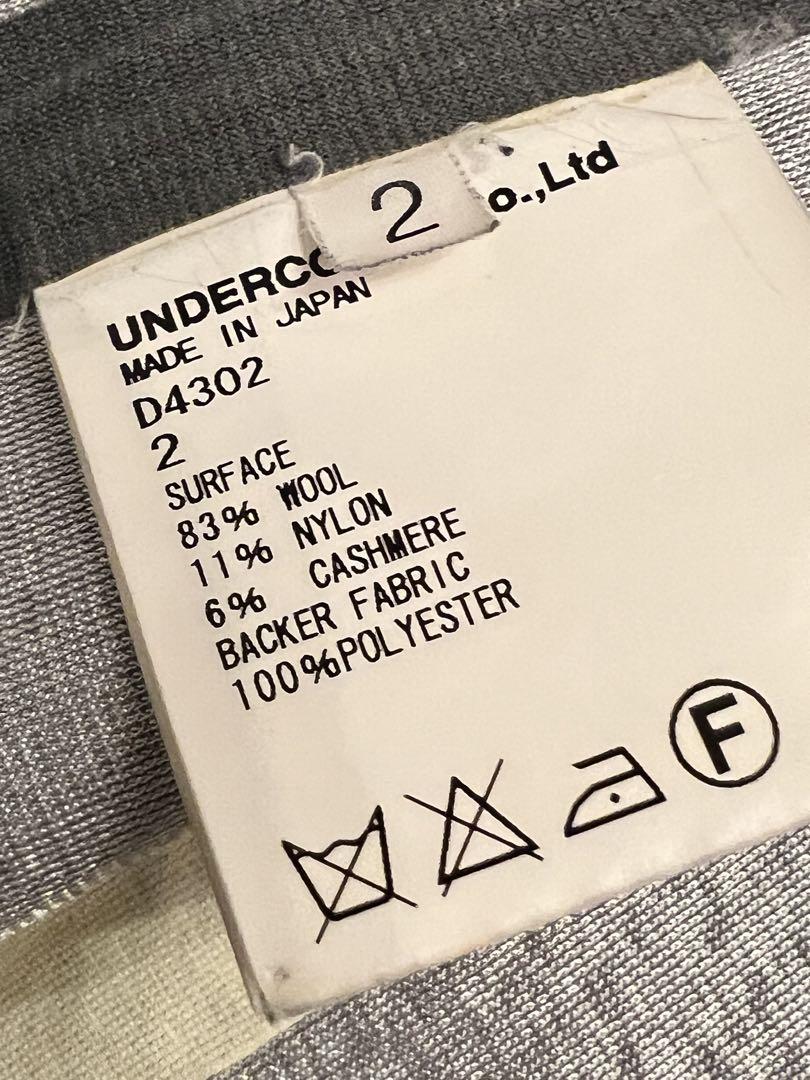 UNDERCOVER 黒 フード付き ダッフルコート