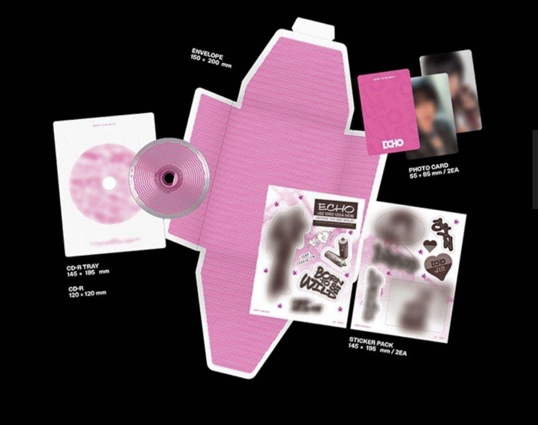 Amazon.com: Jin (BTS) Album - Echo Ver 1 + Ver 2 + Ver 3 +