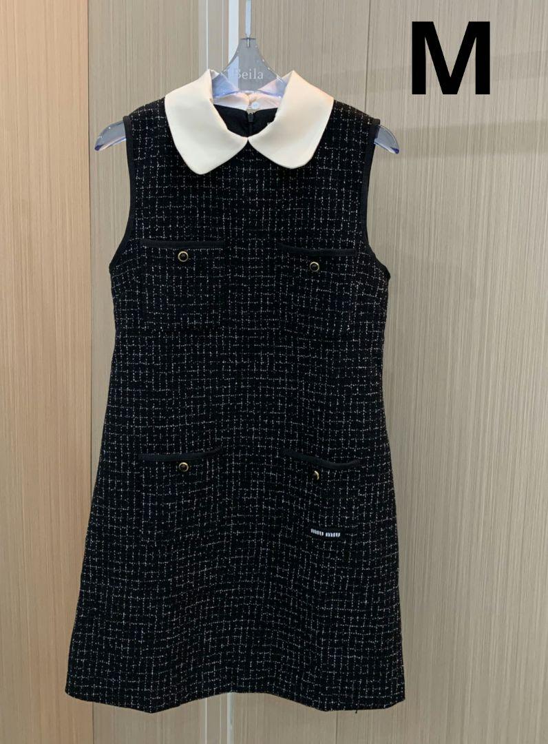 ミュウミュウmiumiuワンピース ブラック