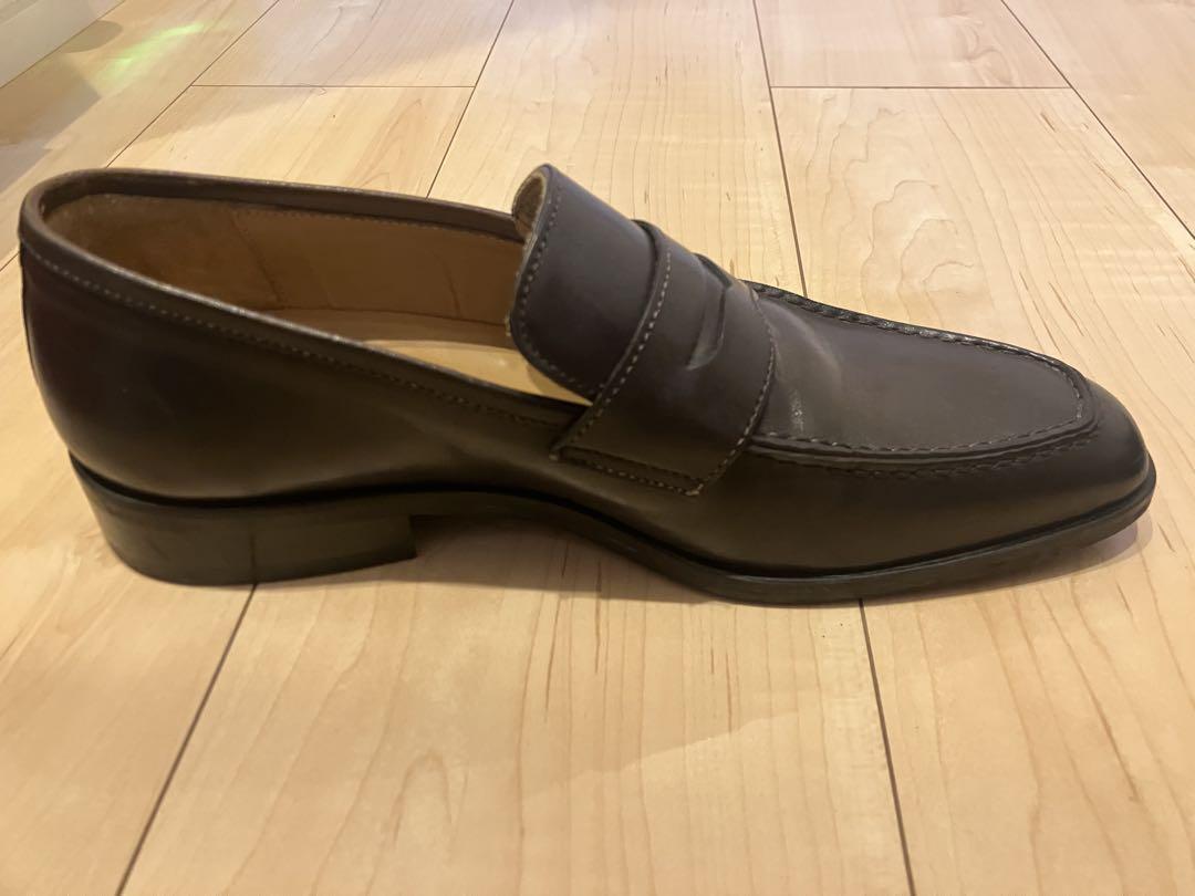 palagio ダークブラウン レザー ローファー