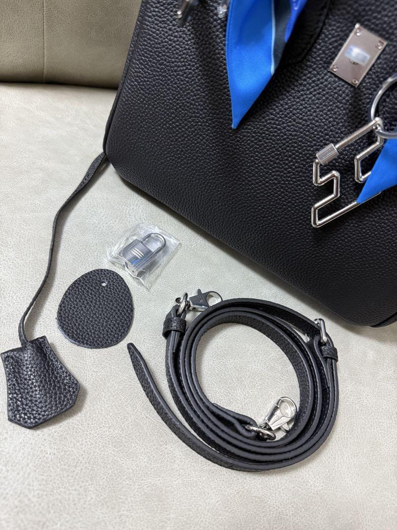 HERMES Birkin 25 Hand Bag Togo Black Purse 90281964 | eBay