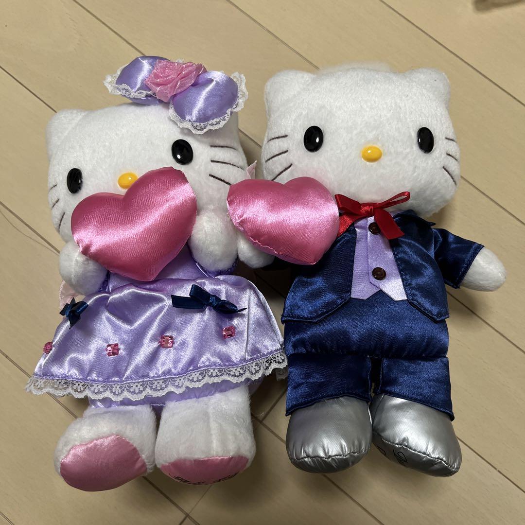 キティちゃんペアぬいぐるみ