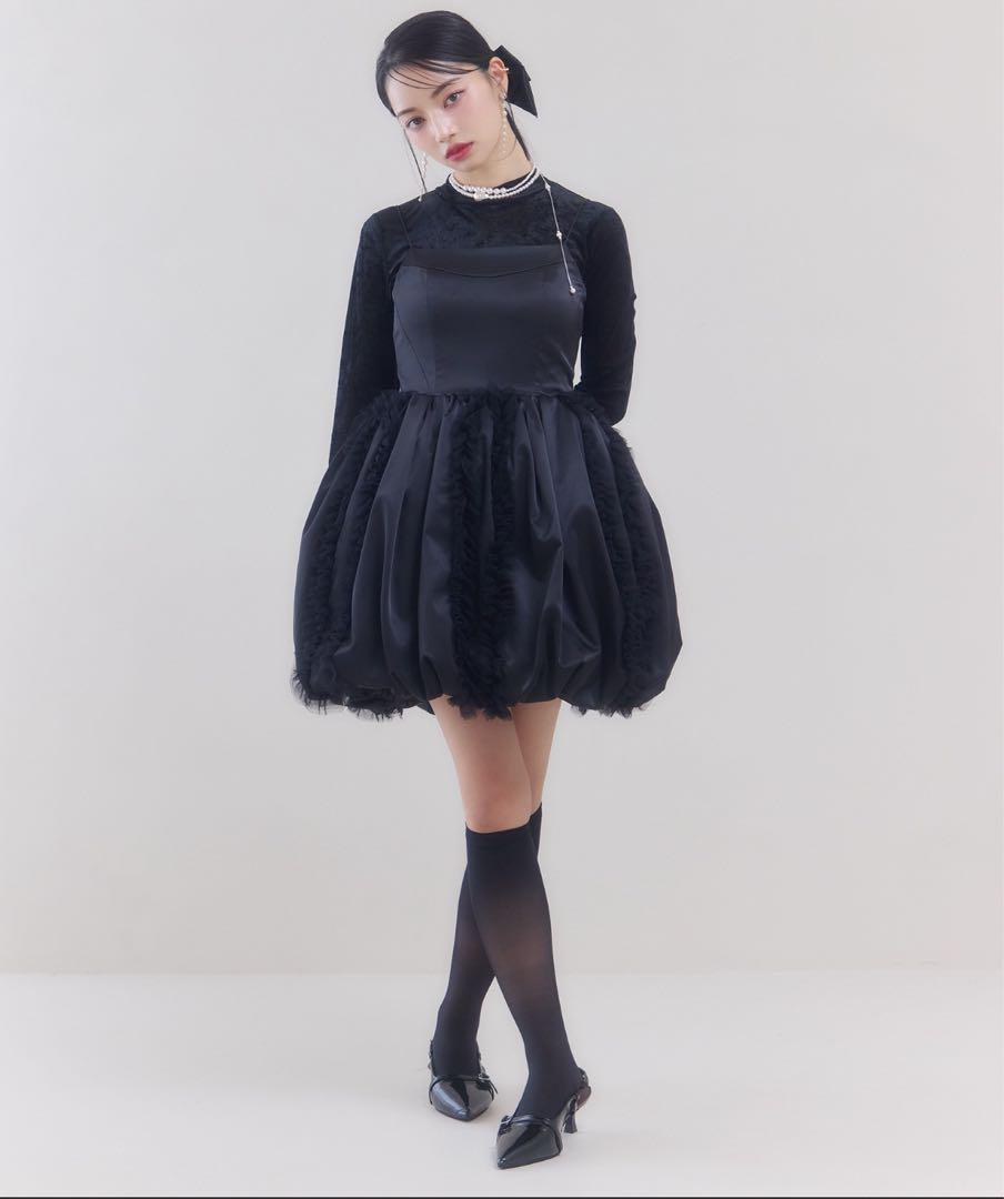 【eimy istoire】 フリルパフミニドレス 14,250円