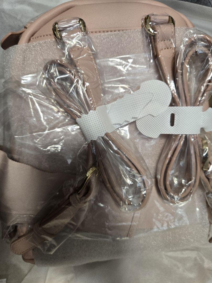 Maison de FLEUR ディズニーコラボ ピンクエンボスバッグ