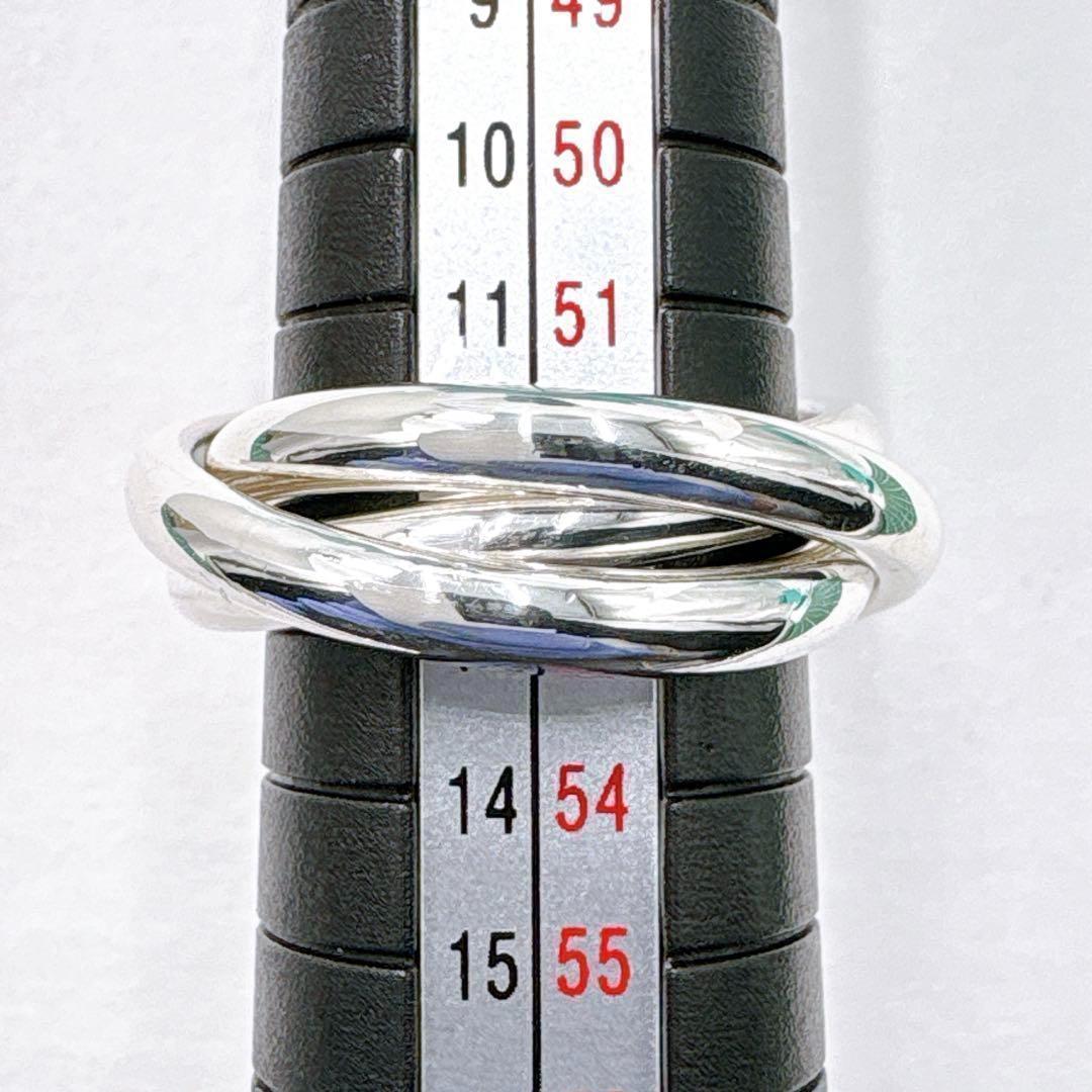 極美品 オールドティファニー トリニティ リング 12号 シルバー925 極美品 オールドティファニー トリニティ リング 12号 シルバー925