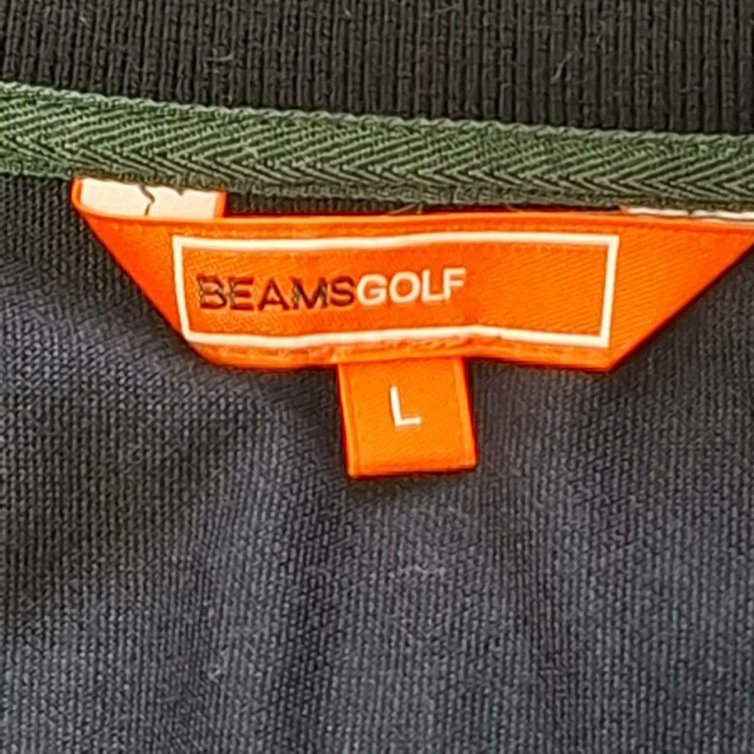 BEAMS GOLF コラボ ブラック ゴルフシャツ L 手洗い洗濯済