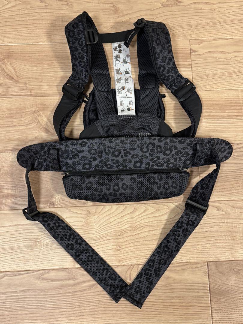 【美品】BABYBJÖRN ベビービョルン 抱っこ紐 メッシュ ブラック