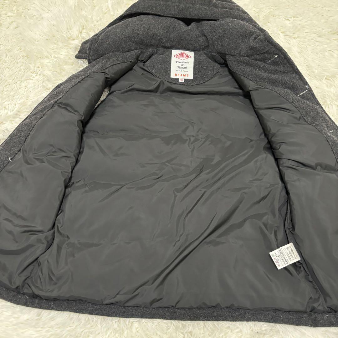 専用DANTON ダントンBEAMS別注40ウールモッサ ダウンベスト 2way 専用DANTON ダントンBEAMS別注40ウールモッサ ダウンベスト 2way