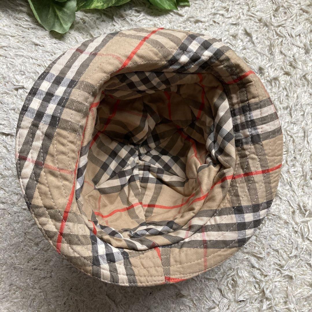 BURBERRYバーバリー　ノバチェック　ベージュ　リバーシブル　バケハ2way BURBERRY - ☆美品☆BURBERRY リバーシブルバケットハット ノバ