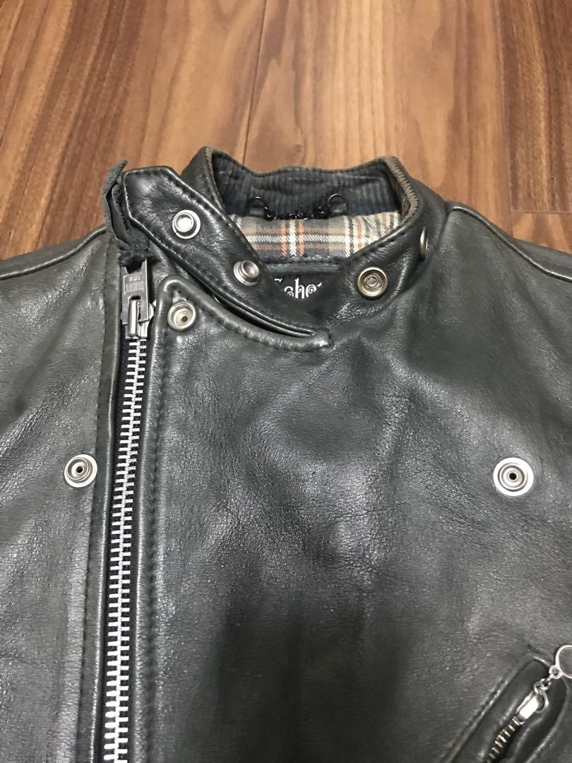 【超シブッ！】Schott ダブルブレスト レザーライダース