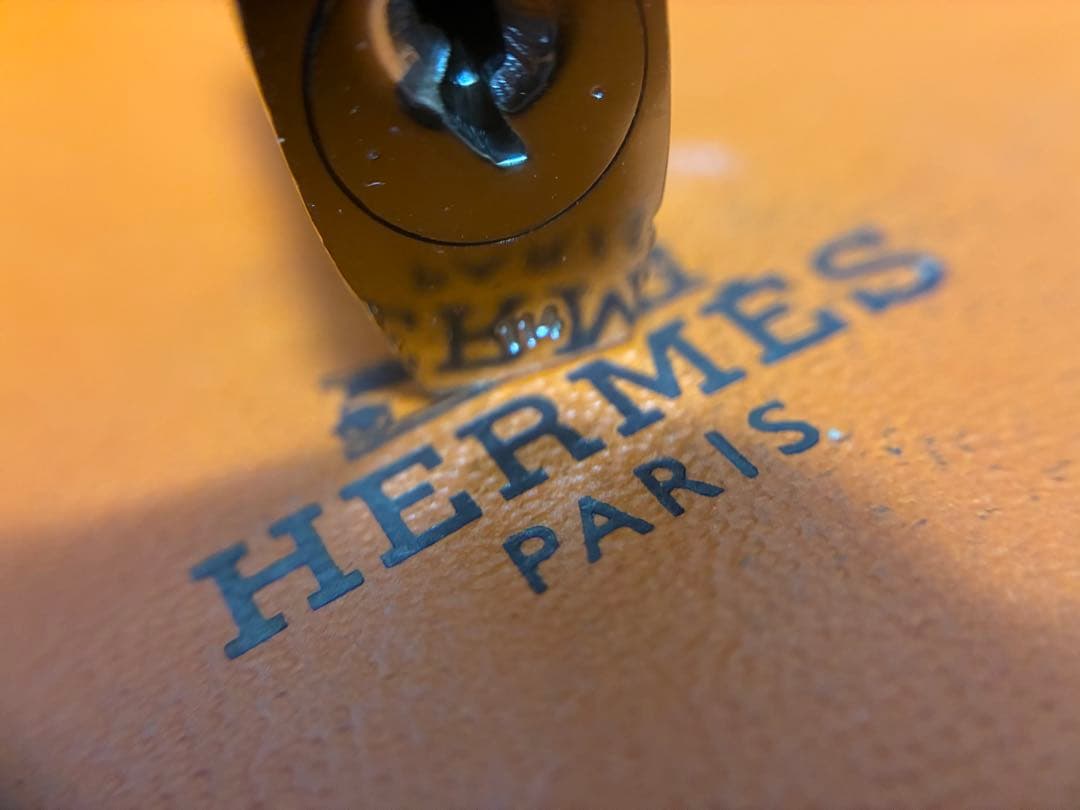 エルメス シルバー カデナ 南京錠 パドロック 鍵 キー NO114