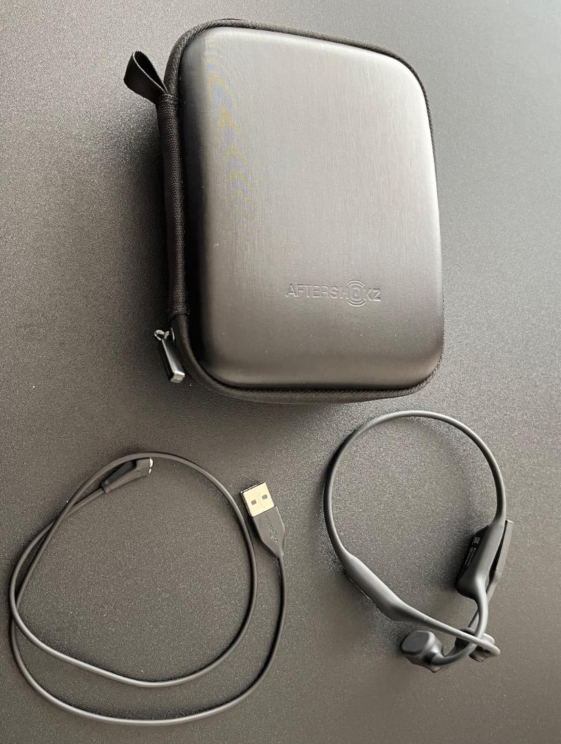 AfterShokz OpenComm 骨伝導ヘッドセット ブームマイク付き
