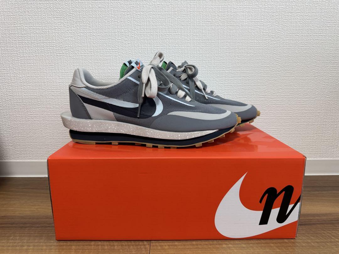 LDワッフル　sacai NIKE CLOT グレー　26.5cm