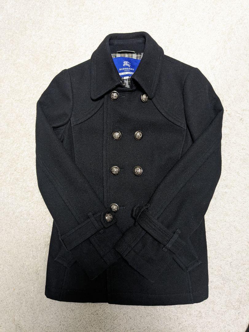 BURBERRY BLUE LABEL☆Pコート☆ブラックS