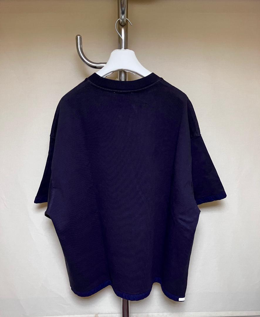 新品 L JIL SANDER 22aw 半袖スウェット ネイビー 5135 画像8