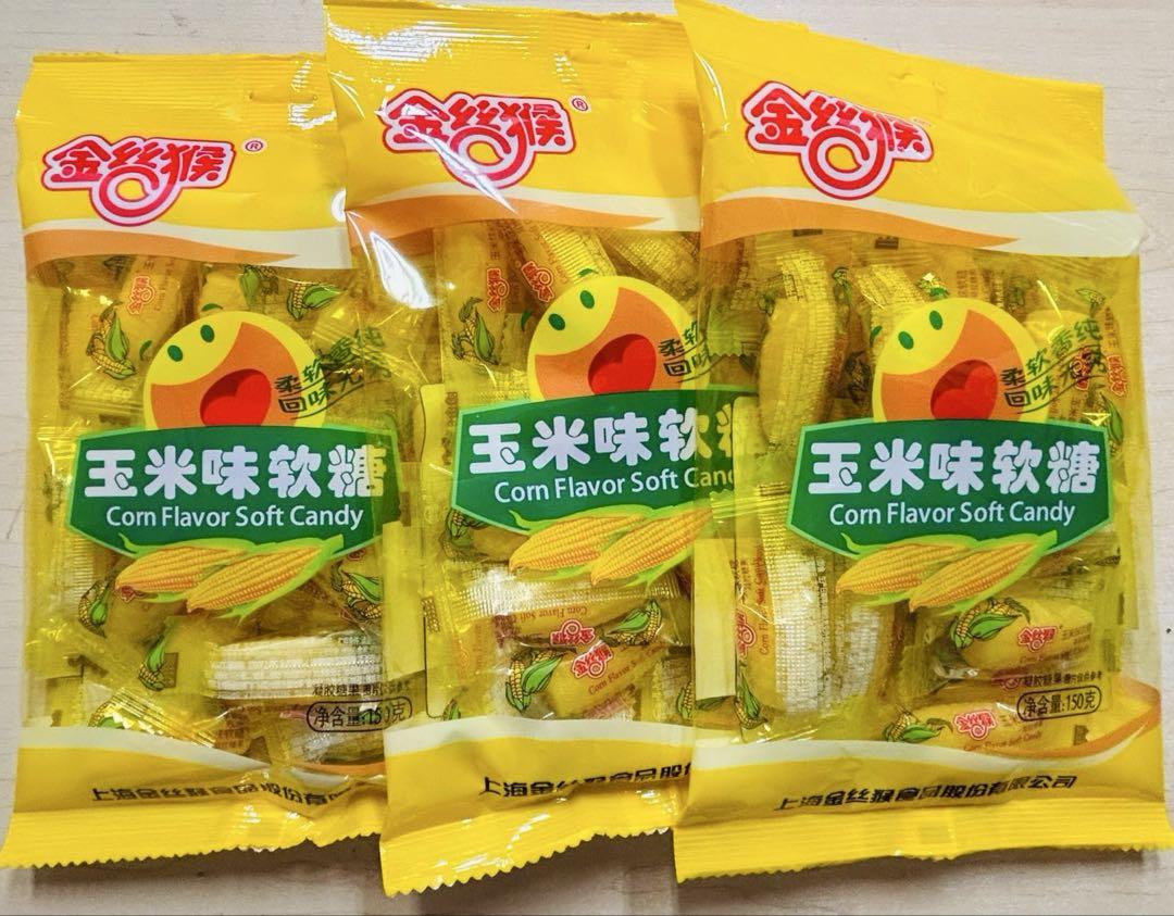 お客様専用生友特级黄小米あわ400g 20袋鸭血10パック金丝猴 玉米味软糖3袋