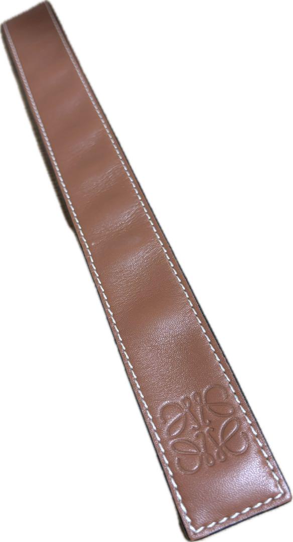 LOEWE レザー バングル ブラウン