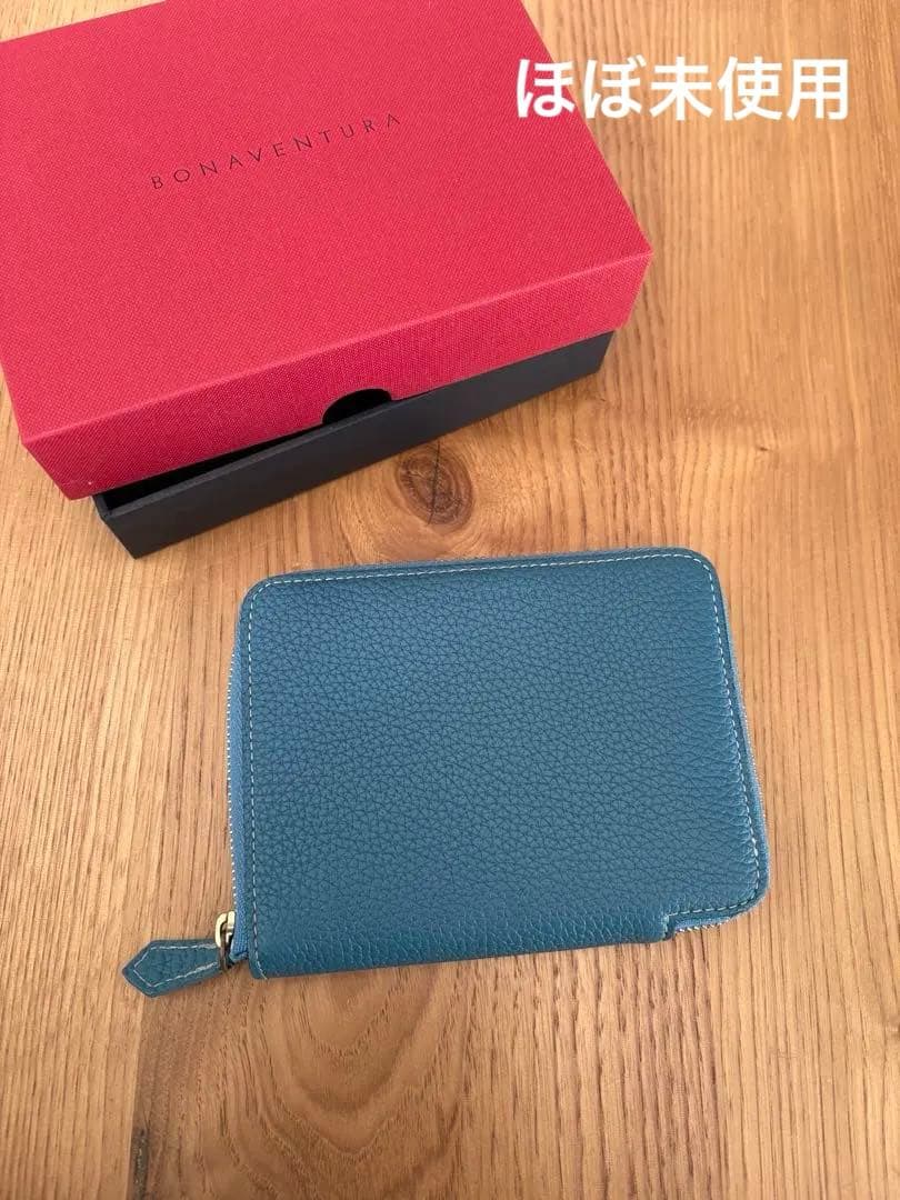 BONAVENTURA 二つ折り財布 ブルー