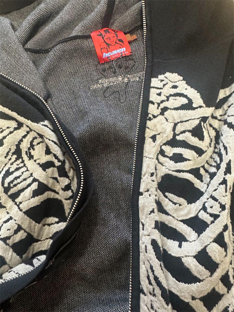 トップス Heaven by marc jacobs skull bone hoodie