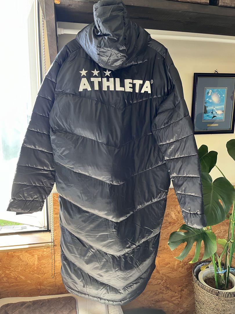 ☆ATHLETA ☆アスレタ ベンチコート Oサイズ 黒 美品