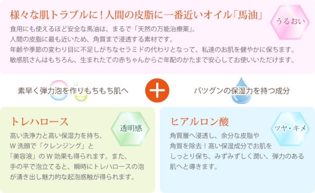 くぅ〜ちゃん様用【7個セット】馬泡石鹸☆ 天然無添加