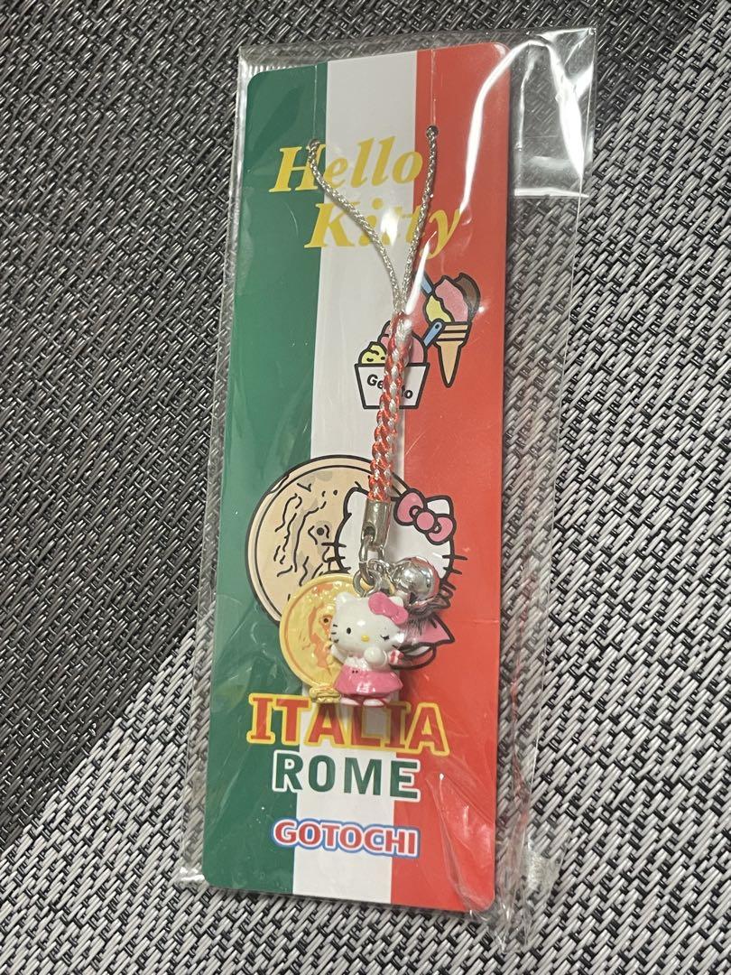 【激レア】ハローキティ ストラップ イタリア　ローマ 激レア】ハローキティ ストラップ イタリア ローマ - メルカリ