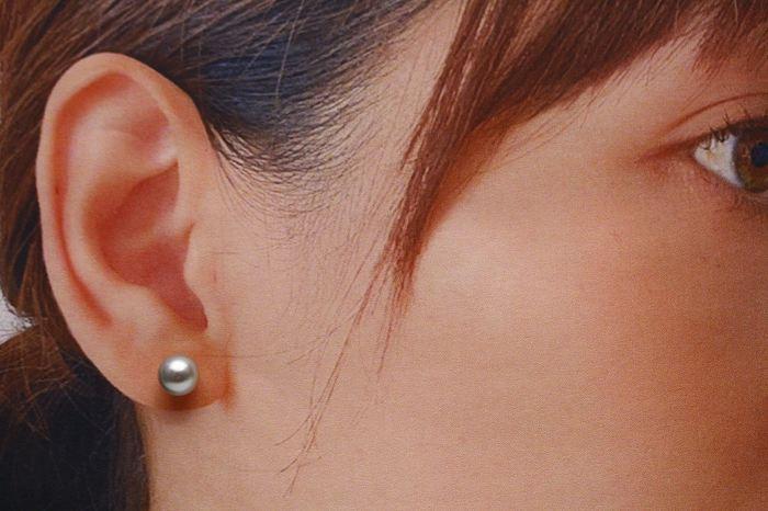 最大10%OFFクーポン アコヤ真珠パールピアス 7.0-7.5mm マルチカラー K14WG製 アクセサリー