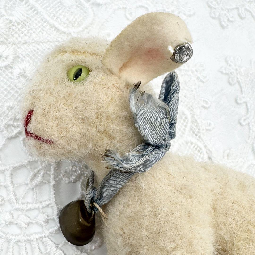 シュタイフ★Lamby Lamb 12cm★子羊のランビー/ヒツジ★Steiff Steiff - シュタイフ☆Lamby 10cm☆最小サイズ/ヒツジのランビー