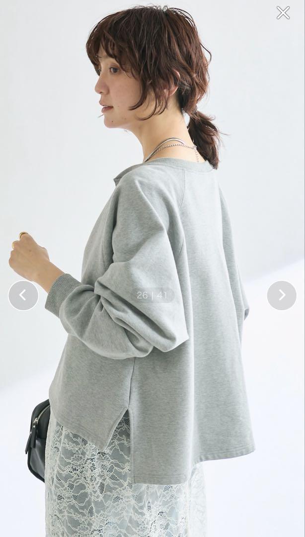【完売品】RIVEDOROITE リヴドロワ　キーネックオーバースウェット