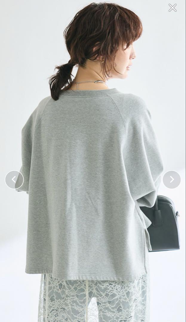 【完売品】RIVEDOROITE リヴドロワ　キーネックオーバースウェット