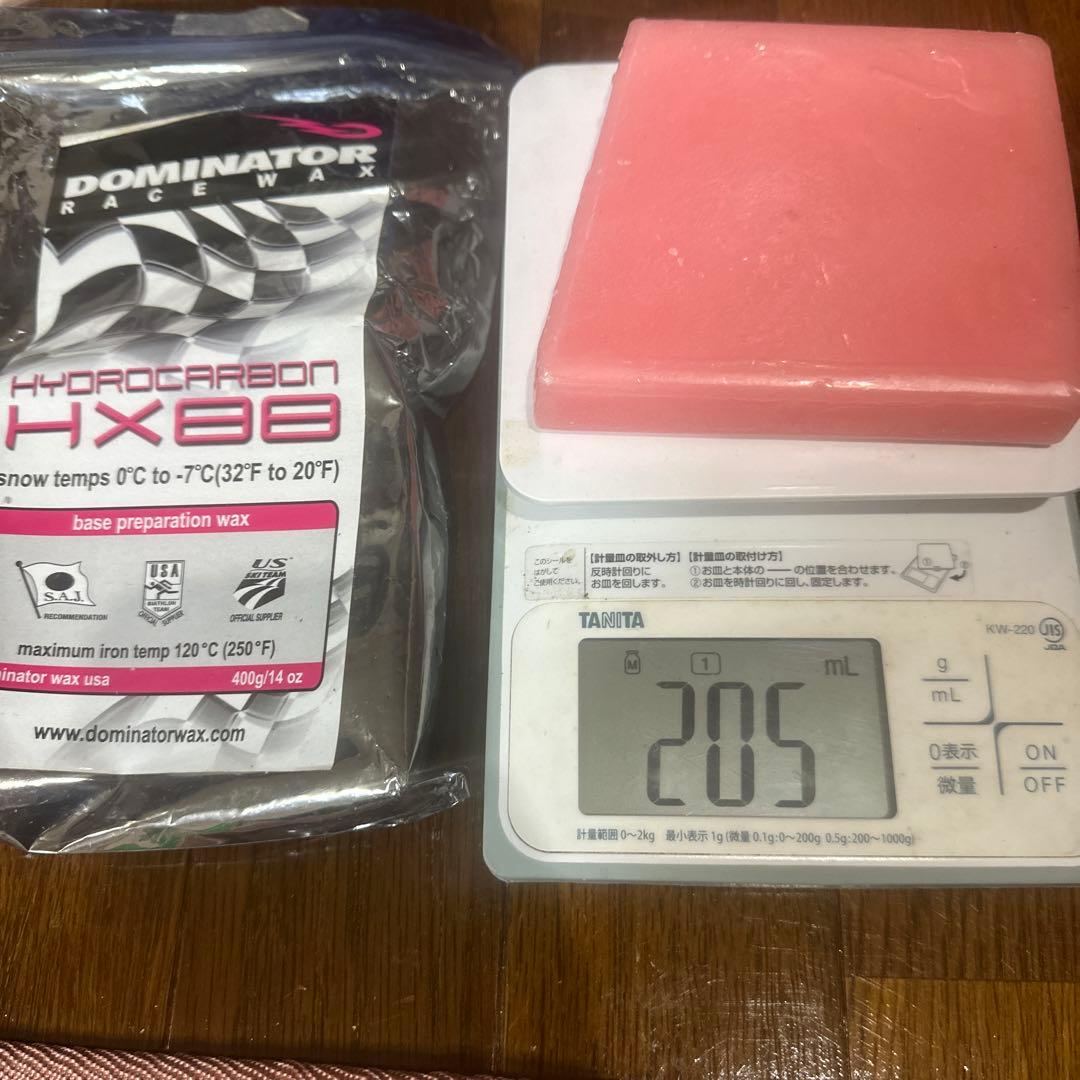 ドミネーターHX88 212g 滑走ワックス/競技レース用 スキースノーボード