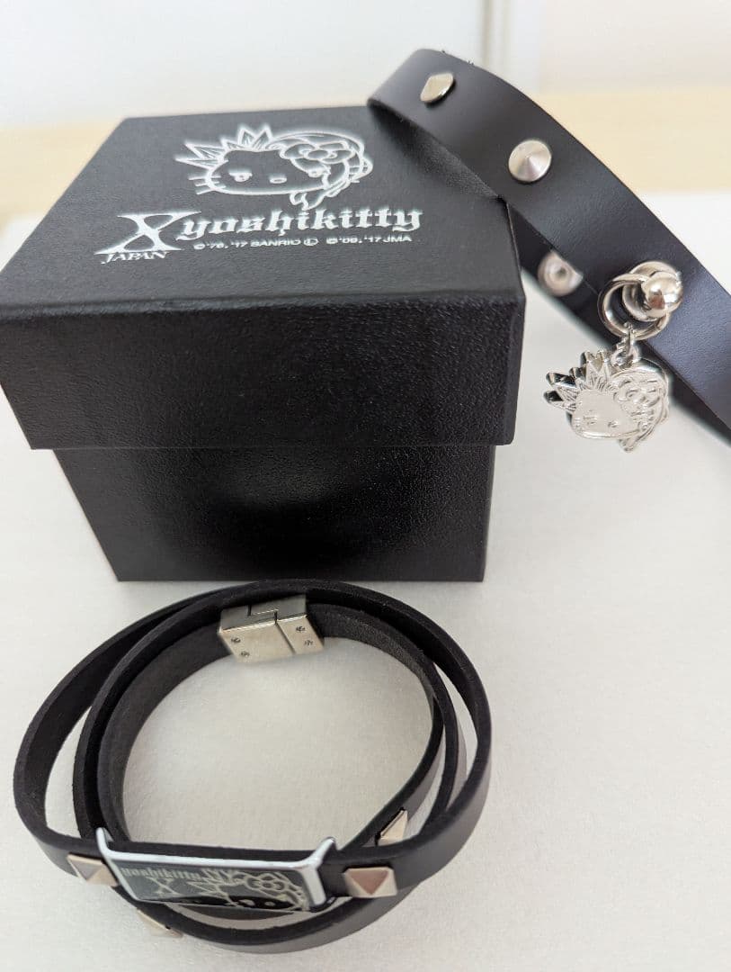 X Yoshikitty スタッズ付きチョーカー&ブレスレット Yoshiki X Yoshikitty スタッズ付きチョーカー&ブレスレット Yoshiki