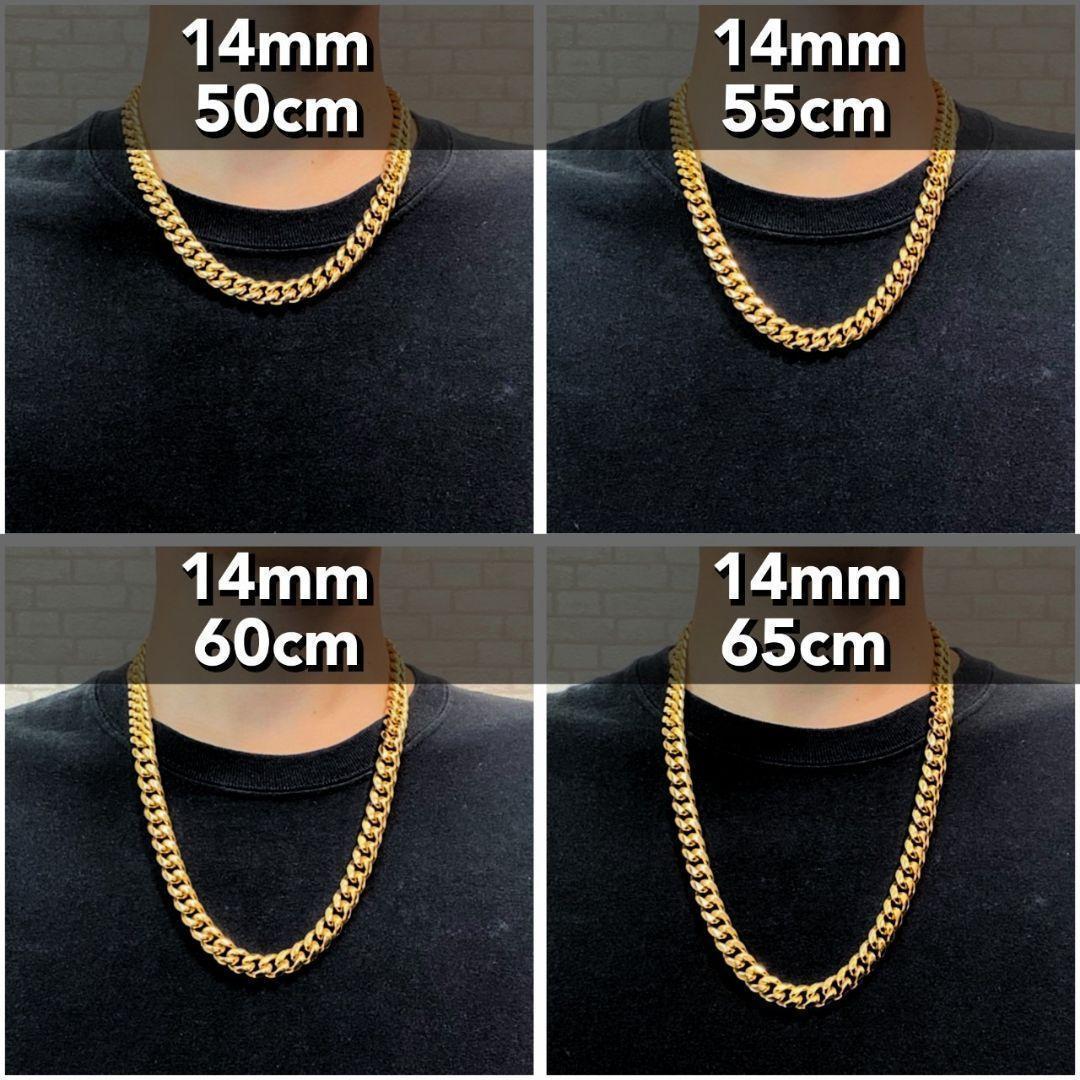 超高級】 極太 喜平 ゴールド ネックレス 65cm 18K GP 幅14mm
