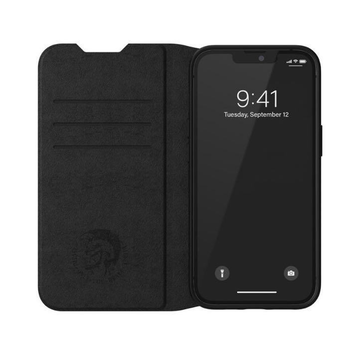 ◇◇DIESEL/ディーゼル◇◇ iPhoneケース 手帳型 ブラック